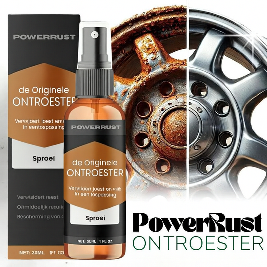 PowerRust Rustfjerner - fjerner selv genstridig rust på få sekunder