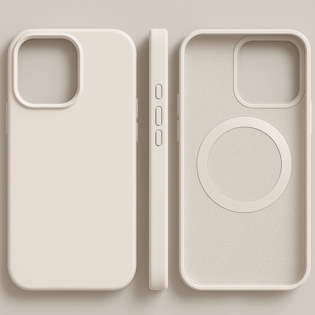 MAGNESOFT LUXE – Magnetisk Silikonecover med Soft-Touch Overflade til iPhone