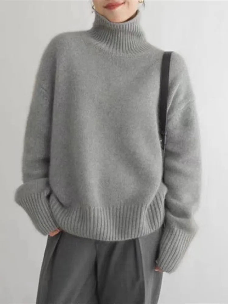 Amaya | Luksus Cashmere Turtleneck Sweater