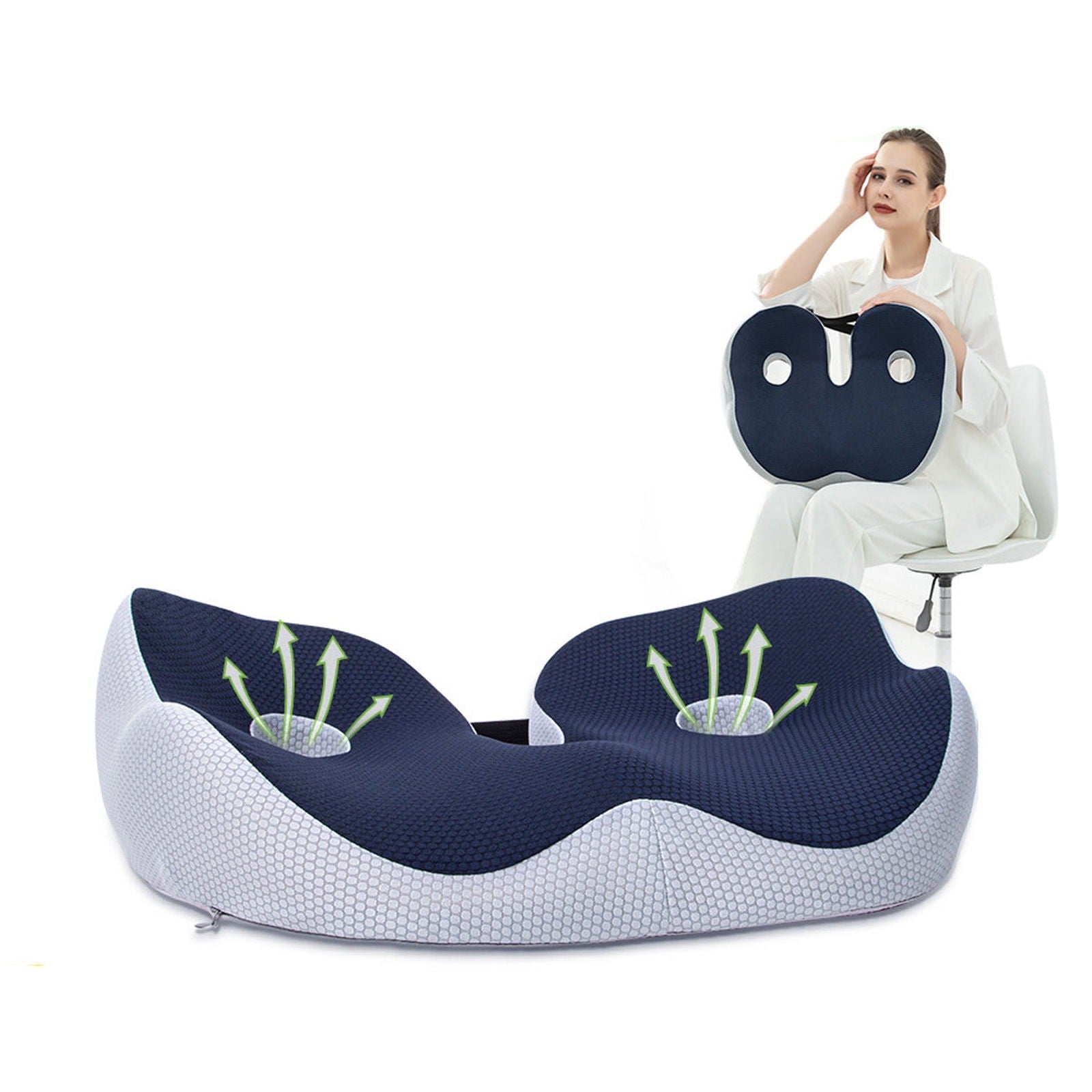 FlexiSeat | Justerbart Ergonomisk Siddepude-zarada.dk