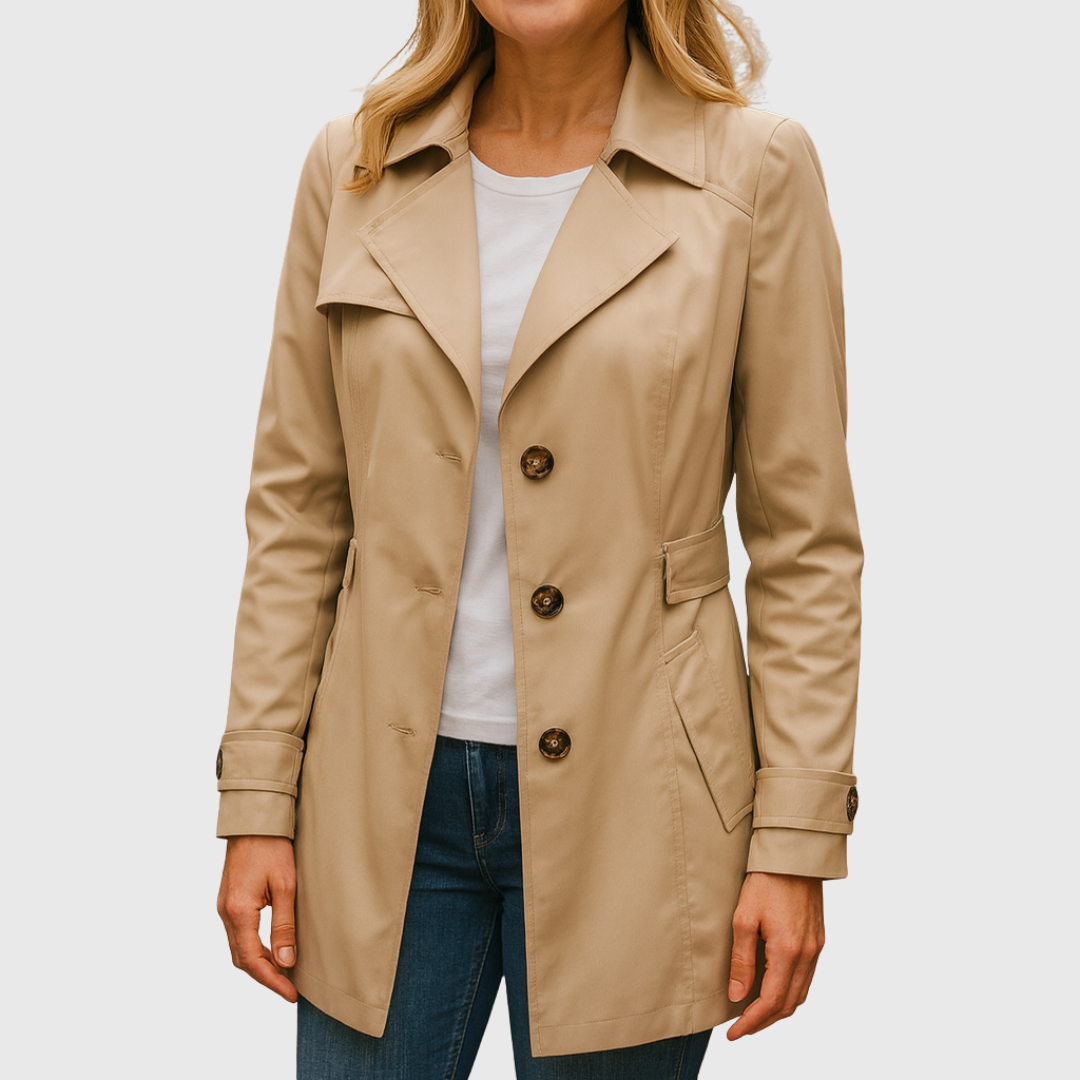 Jamie | Elegant Efterårs Trench Coat