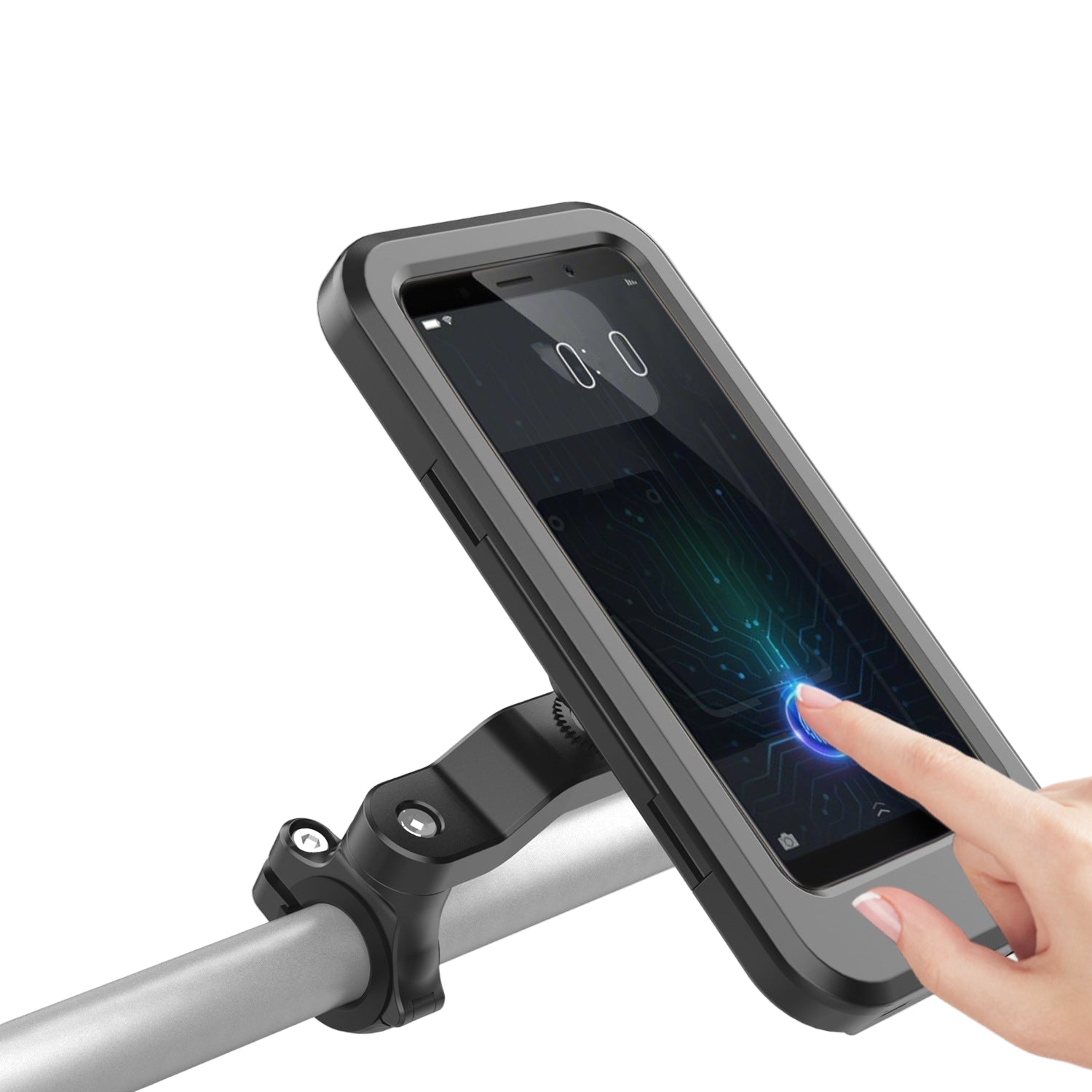 Cykelholder til Mobiltelefon med USB Oplader