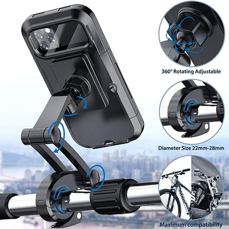 Cykelholder til Mobiltelefon med USB Oplader