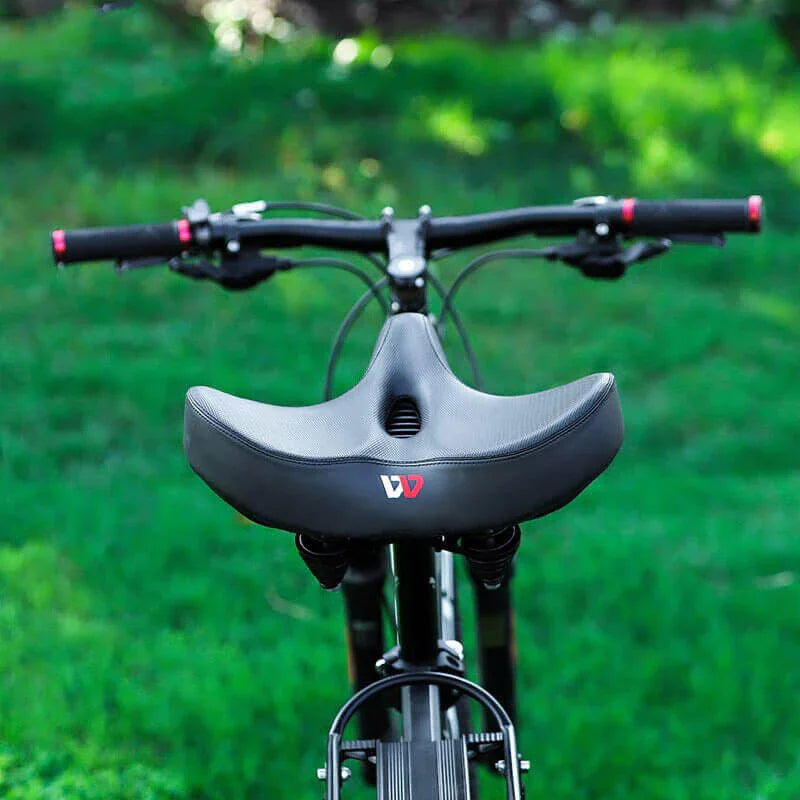 Cykelsæde Ekstra Bredt Ergonomisk PU-Læder Ventilation