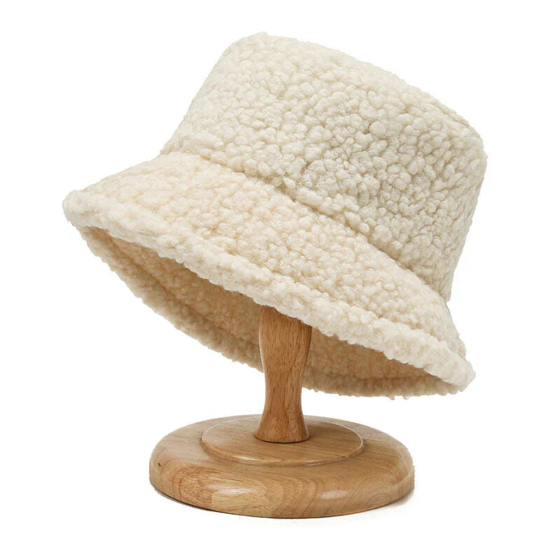 Kvinder Bucket Hat Teddy Stil Trendy Vinterhue
