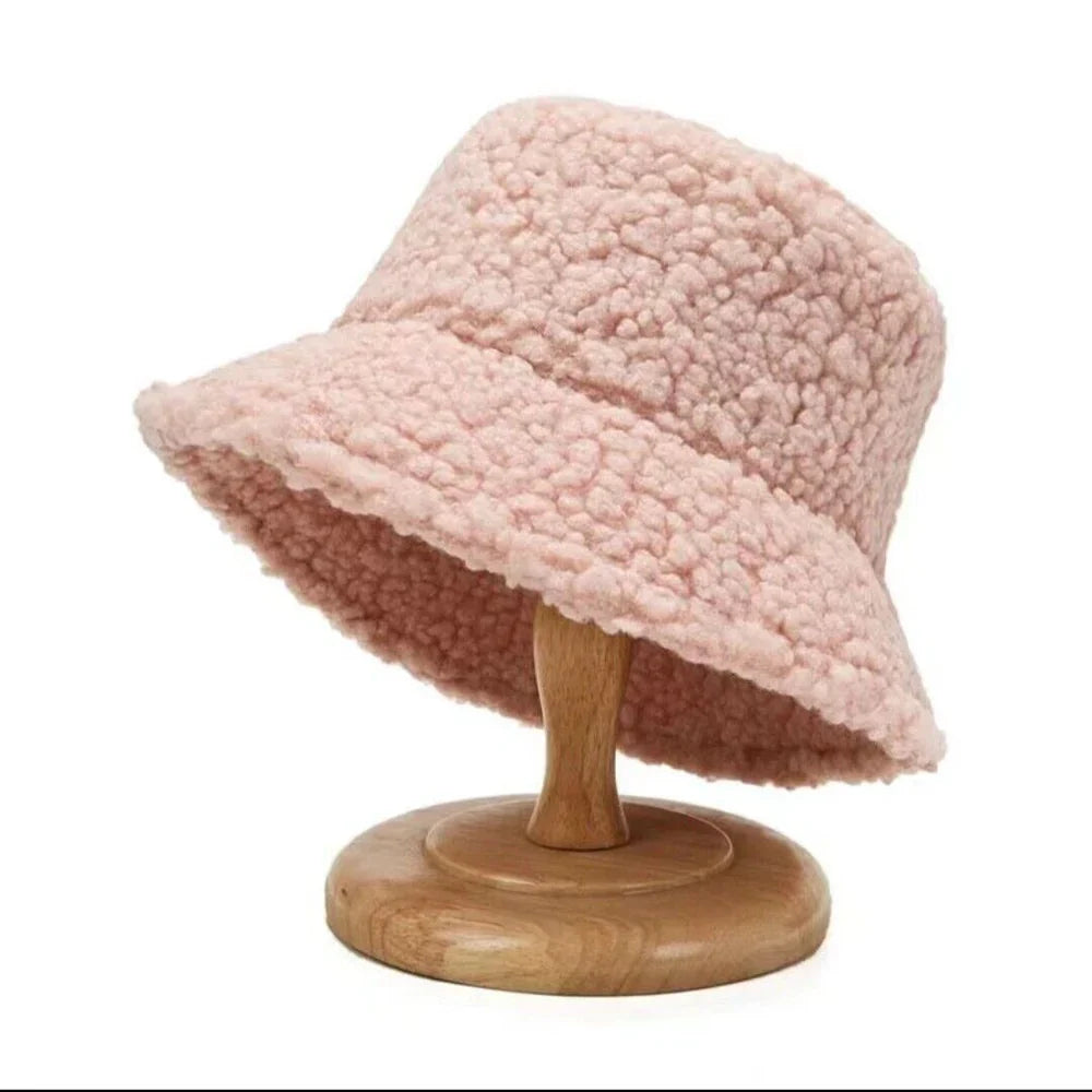 Kvinder Bucket Hat Teddy Stil Trendy Vinterhue