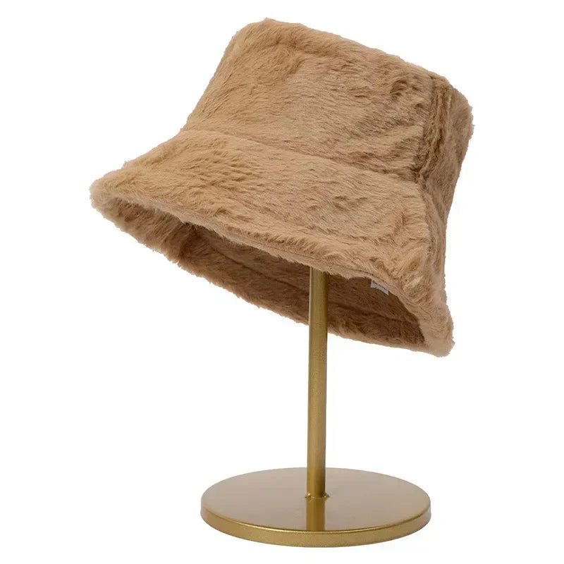 Dame Bucket Hat Varm Stilfuld
