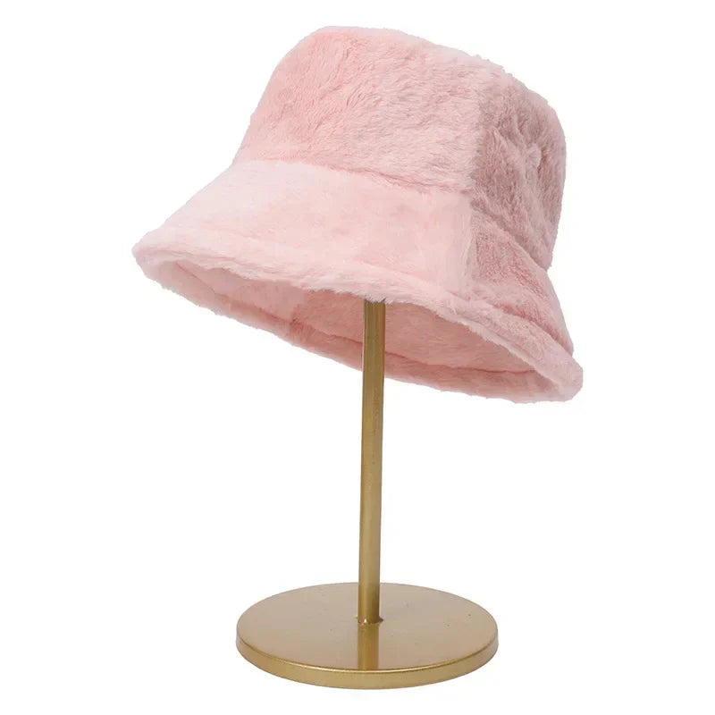 Dame Bucket Hat Varm Stilfuld
