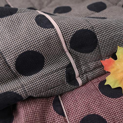 Kvinders Frakke V-Hals Button Down Rød Plaid