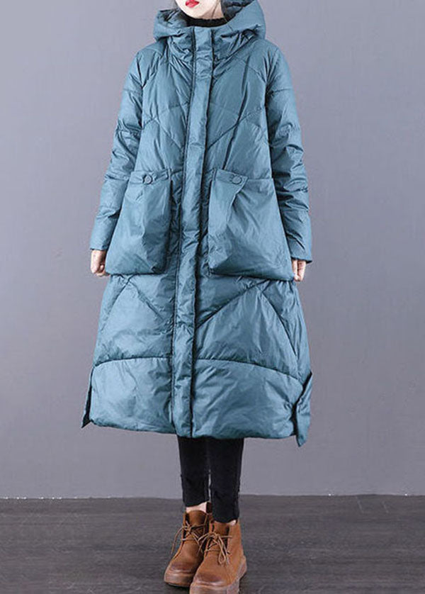 Kvinders Oversize Puffer Jakke med Lynlås