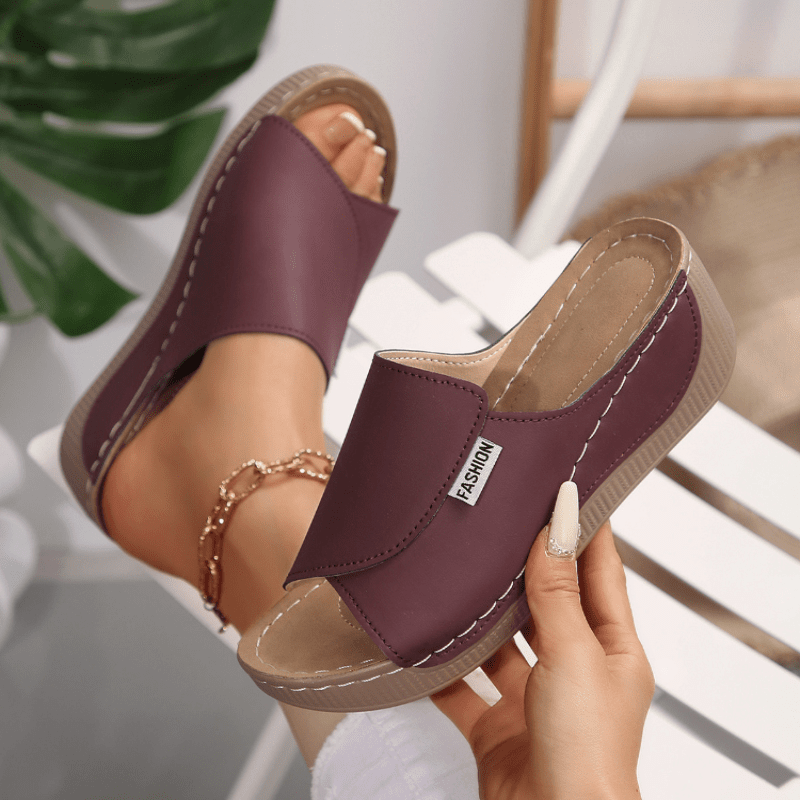 Dame Sandaler Justerbare Stropper Komfortable og Moderne