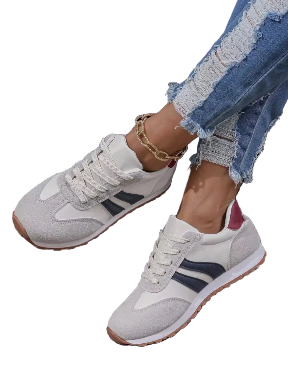 Kvinders Sneakers Lav Top Sporty Stil