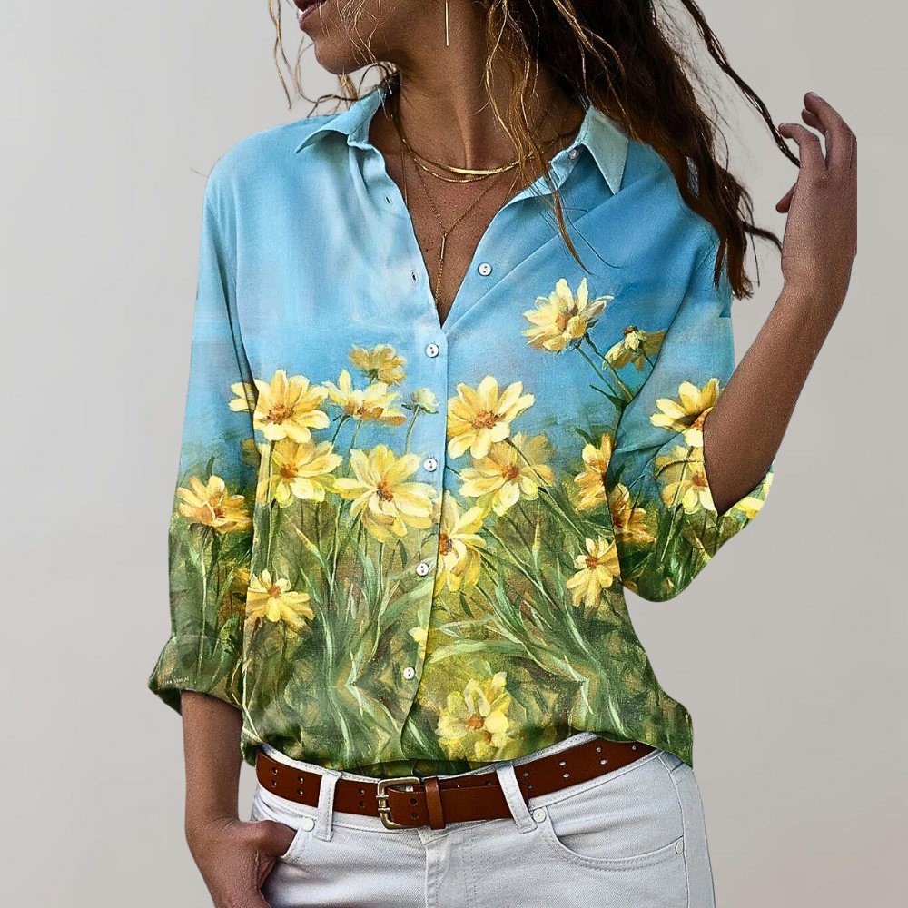 kvinder bluse med stil til efteråret