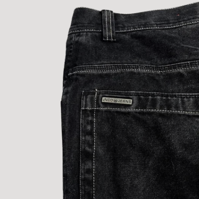 Damer Baggy Jeans Høj Talje