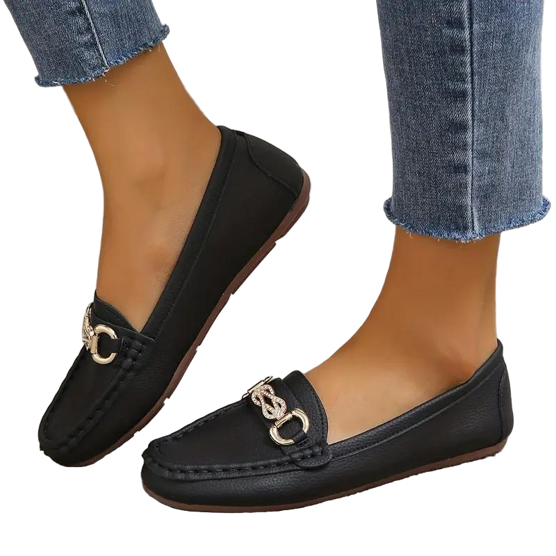 Kvinders Loafers Slip-On Læder