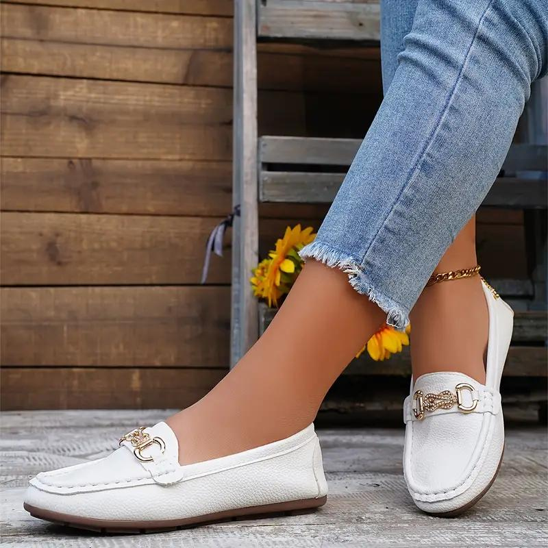 Kvinders Loafers Slip-On Læder