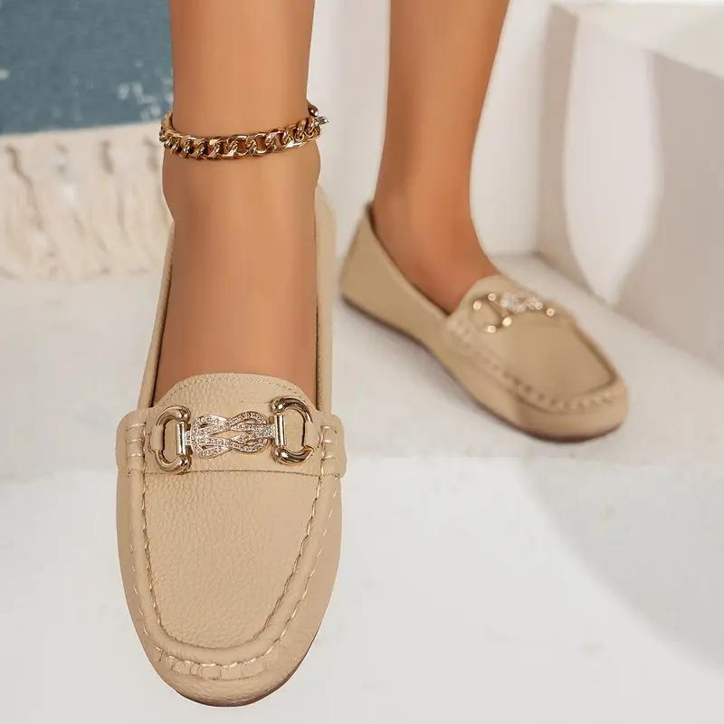 Kvinders Loafers Slip-On Læder