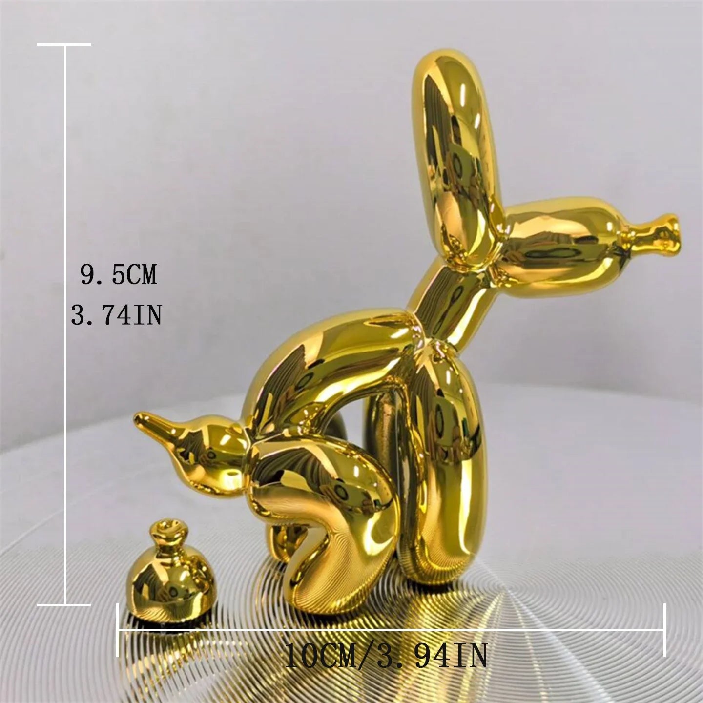 Dekorativ Ballonhund Kunst Accent Dekoration Legende Design