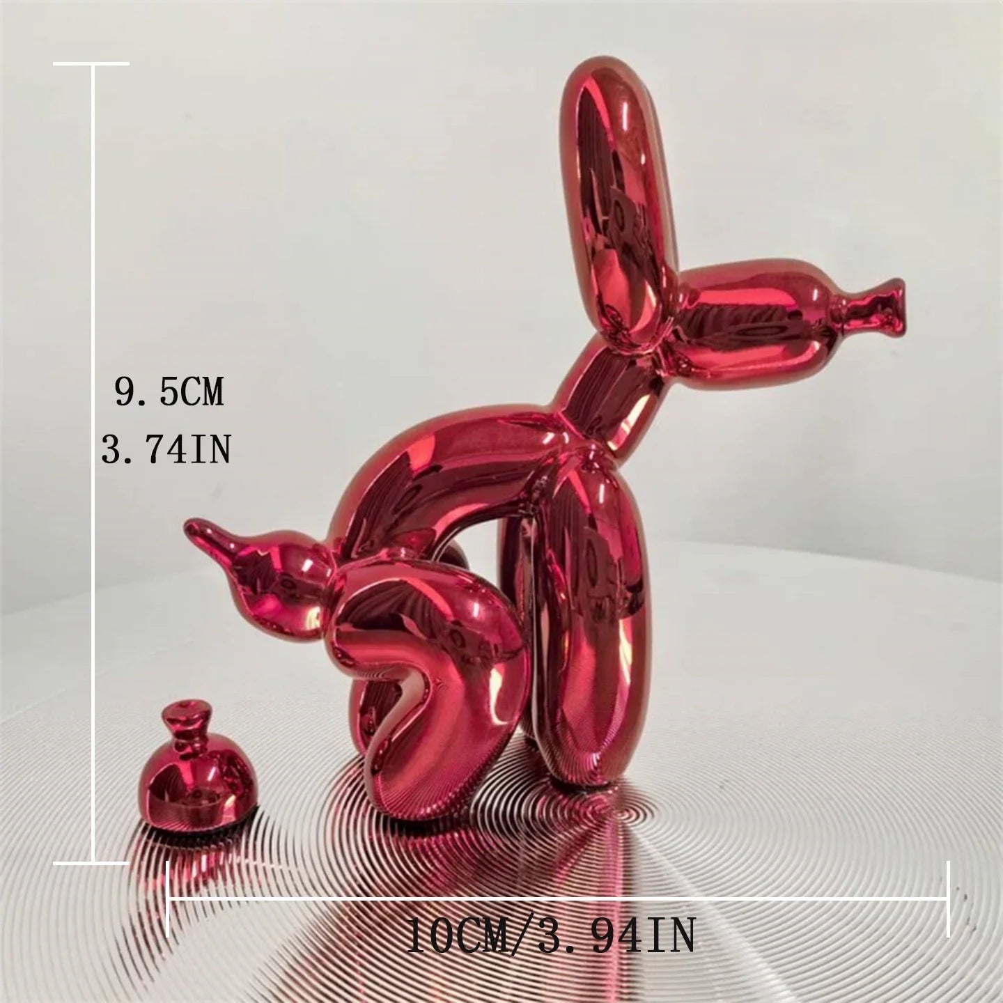 Dekorativ Ballonhund Kunst Accent Dekoration Legende Design