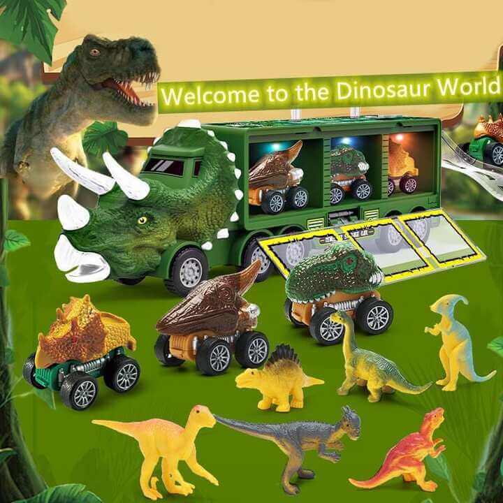 Dinosaurier transport lastbil