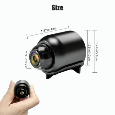 LuxeVision Mini Spionagekamera | Diskret og bærbar, ideel til overvågning og skjult optagelse-zarada.dk