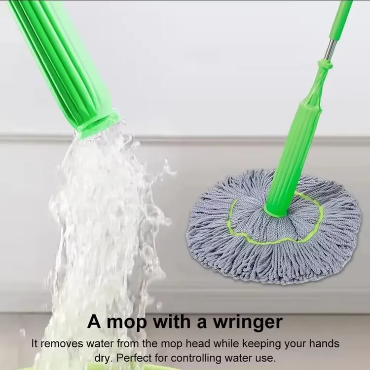 Dobbeltmoppe 2-i-1 Ergonomisk Design til Hurtig Rengøring