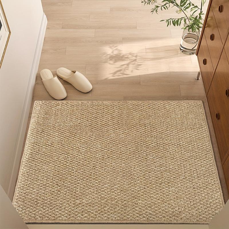 Dørmåtte Indendørs og Udendørs i Jute Look til Entre - Rustik Design med Anti-Slip Bund