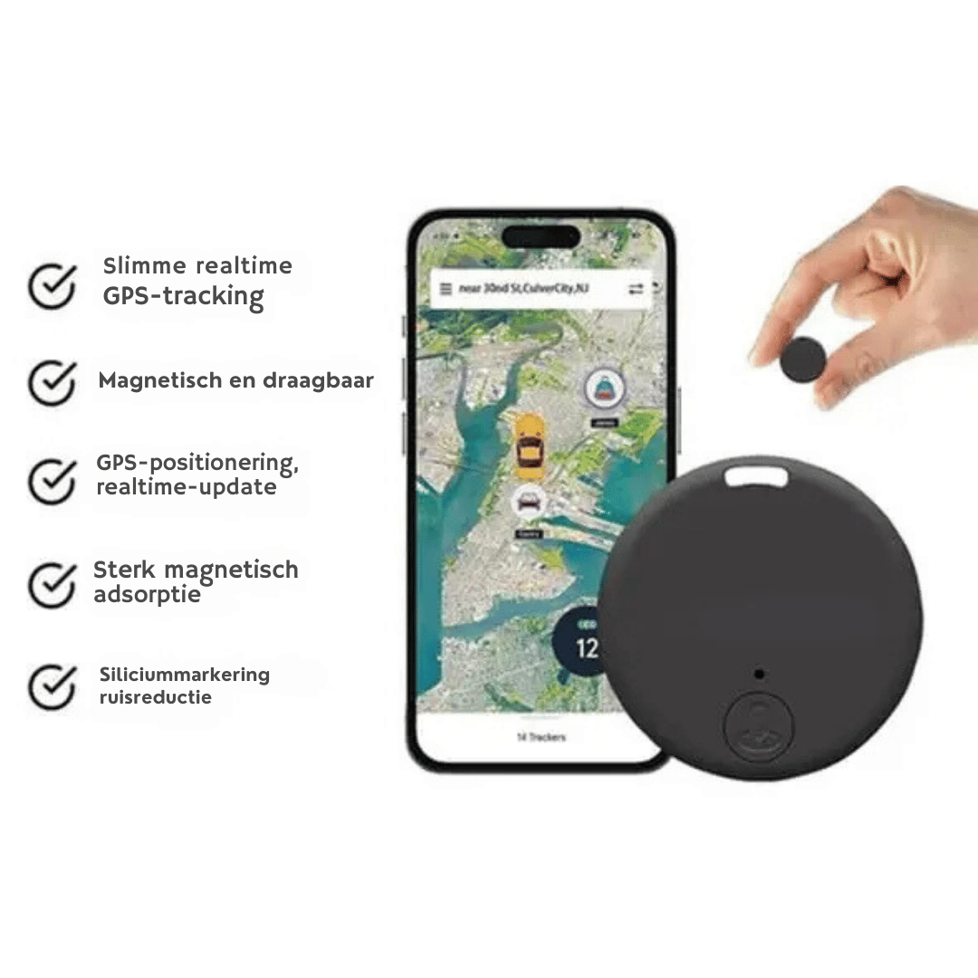 3x Mini GPS Tracker - Stærk Bil- og Nøgellocator