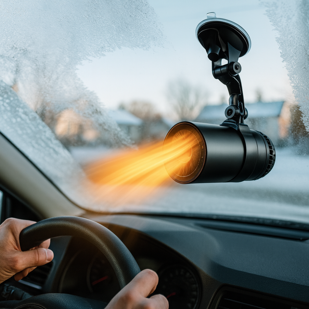 12V Car Heater & Windshield Defroster – Portable Front Windshield Heater