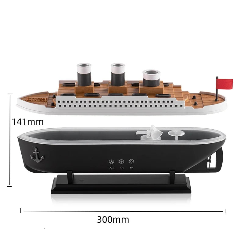 Elektrisk Aromaterapi Luftfugter med Havdesign