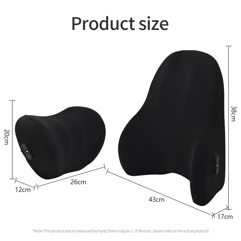 Ergonomisk Nakke- og Lændestøttepude til Bil og Kontor