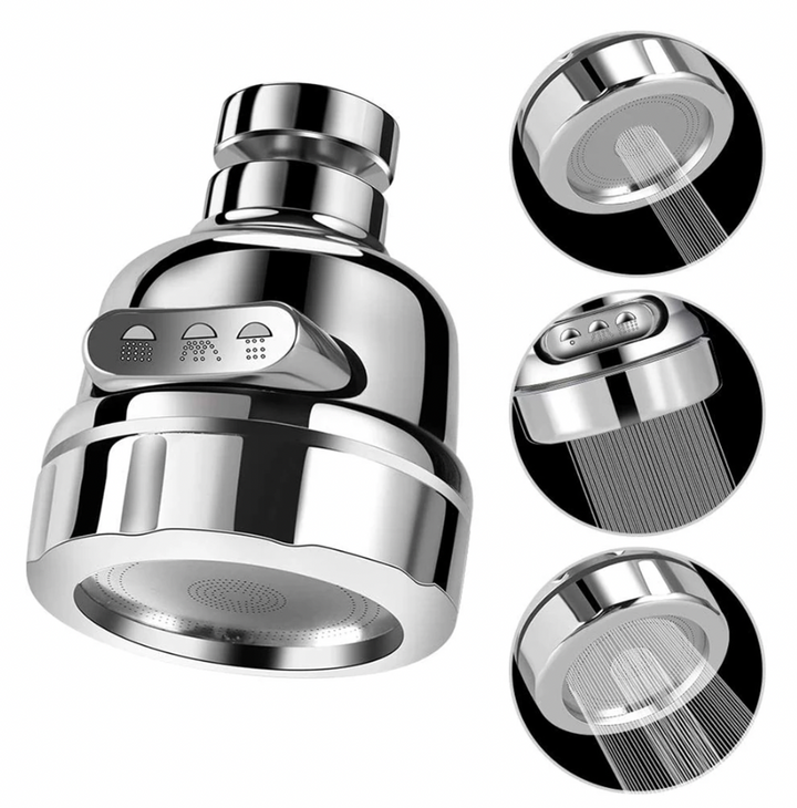 EcoFlow | Svingbar Kran med Vandbesparende Filter Diffuser-zarada.dk