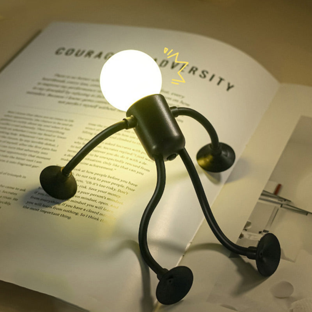 LumiFlex | LED Bordlampe Fleksibel Kreativ Dekoration til Stue og Børneværelse Energisparende Moderne 4 Farver