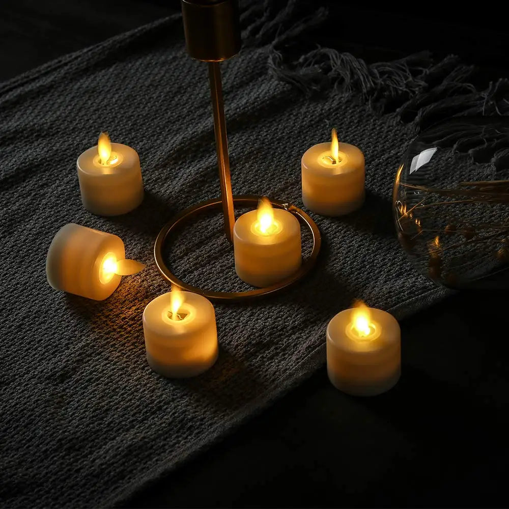Flameless LED Stearinlys med Bevægelse