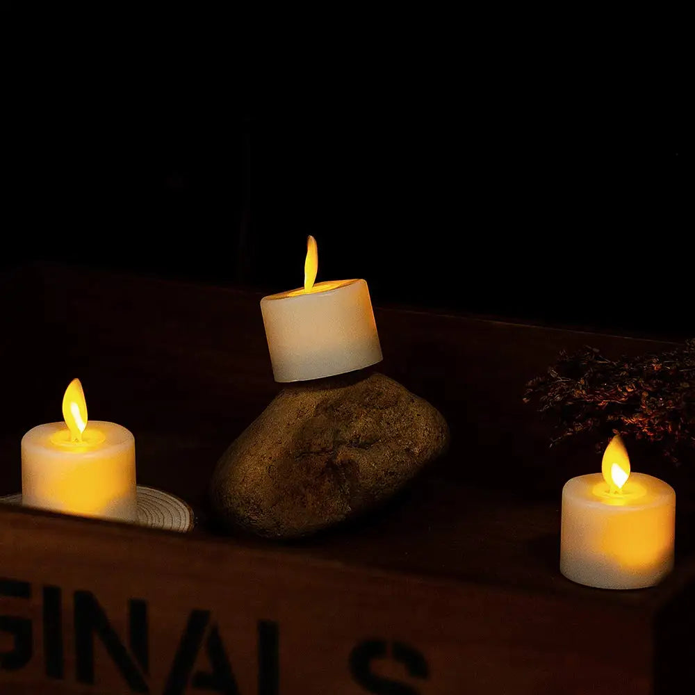 Flameless LED Stearinlys med Bevægelse