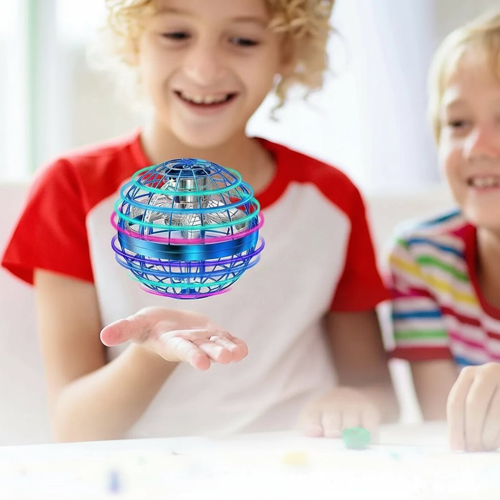 Flyvende Gyroskop med 360° Design og LED-lyseffekter