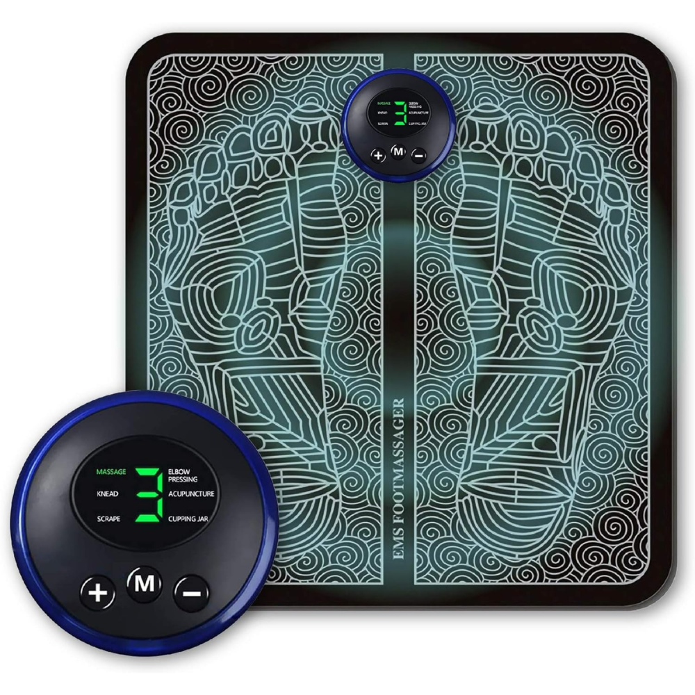 Fodmassage Pad med Elektrisk Muskelstimulering