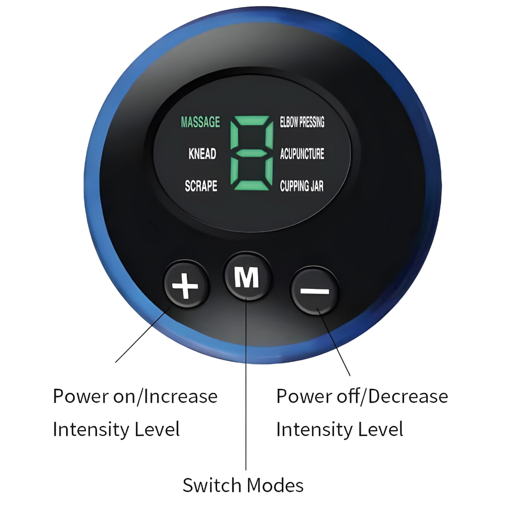 Fodmassage Pad med Elektrisk Muskelstimulering