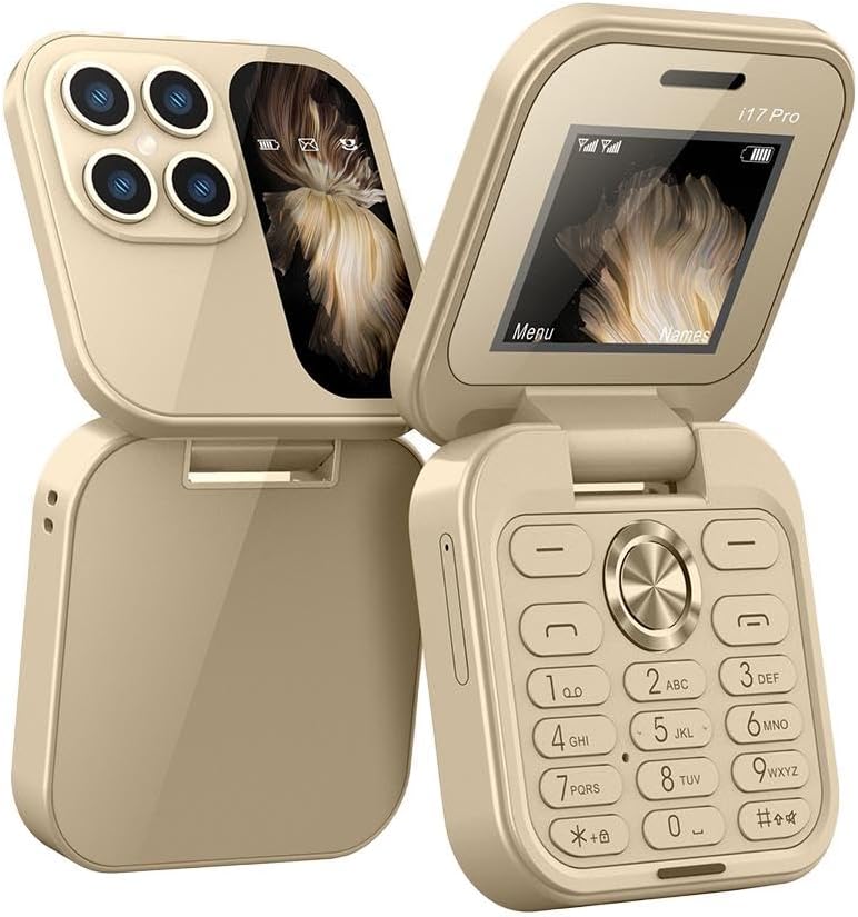 Foldbar Mobiltelefon med Dual SIM og HD Kamera