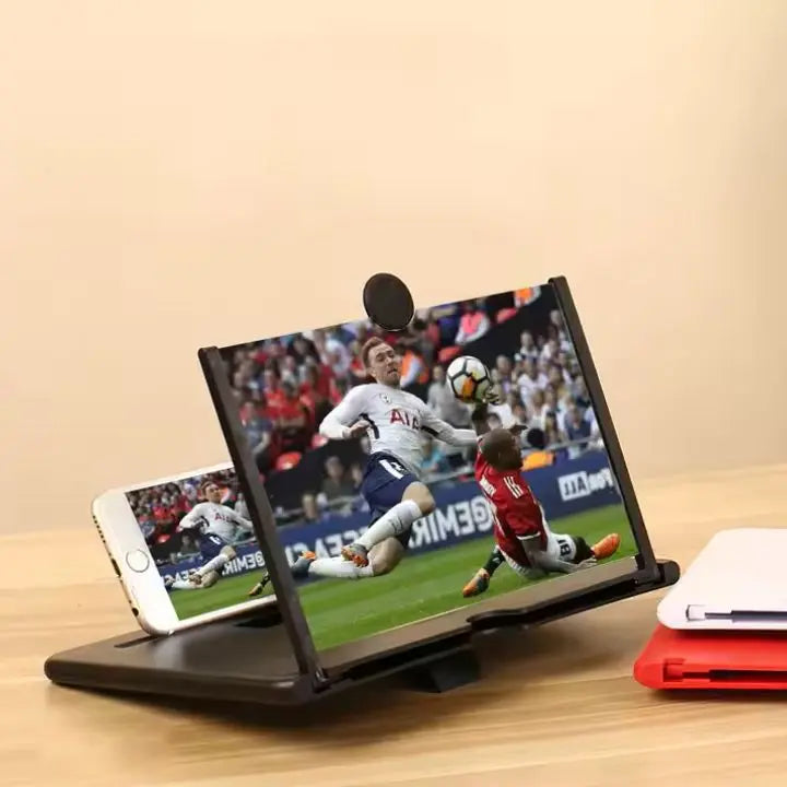 Foldbar Telefonskærmforstørrelsesglas til Underholdning 3-4x Forstørrelse