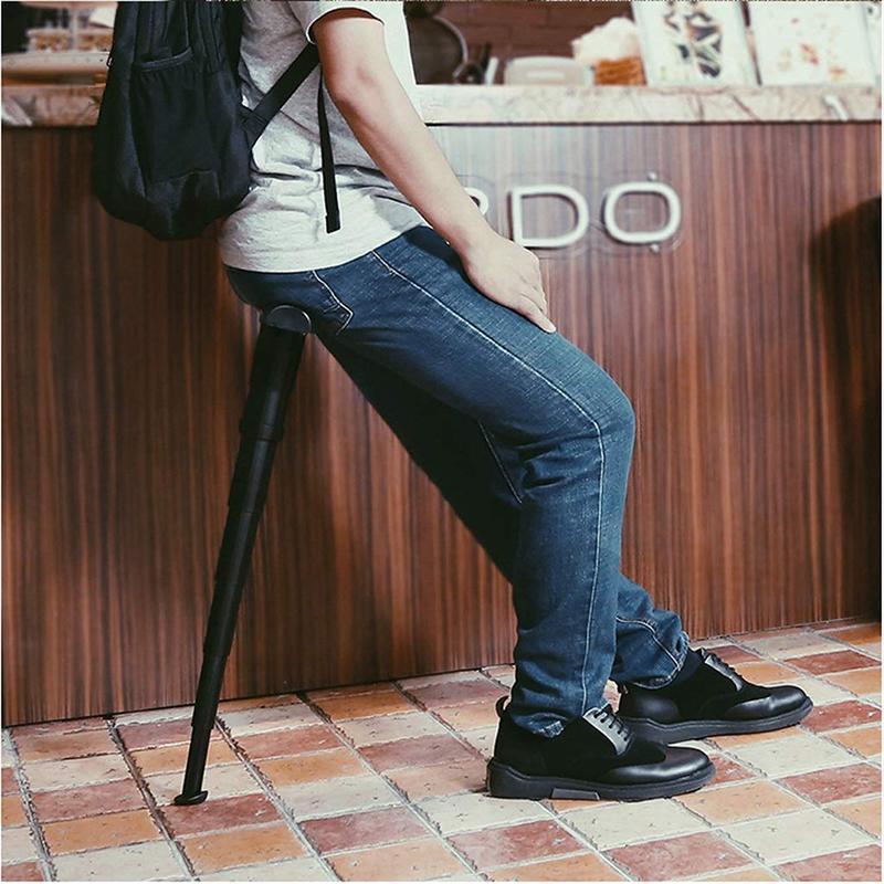 Folding Walking Stick with Portable Seat