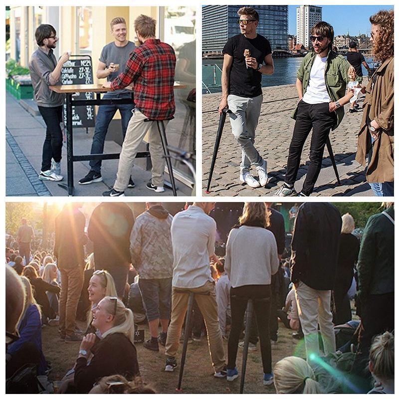 Folding Walking Stick with Portable Seat