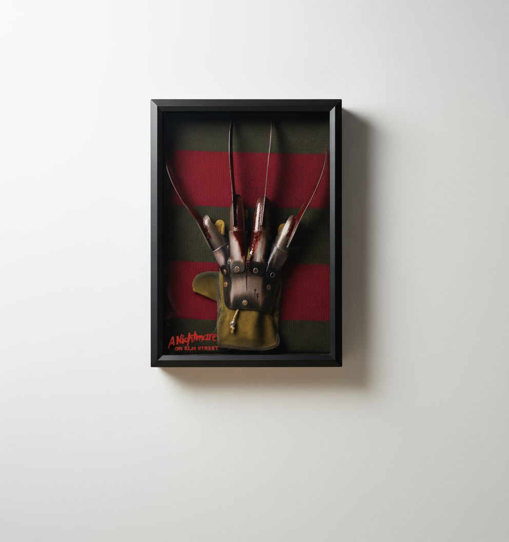 Freddy Krueger Shadow Box Display