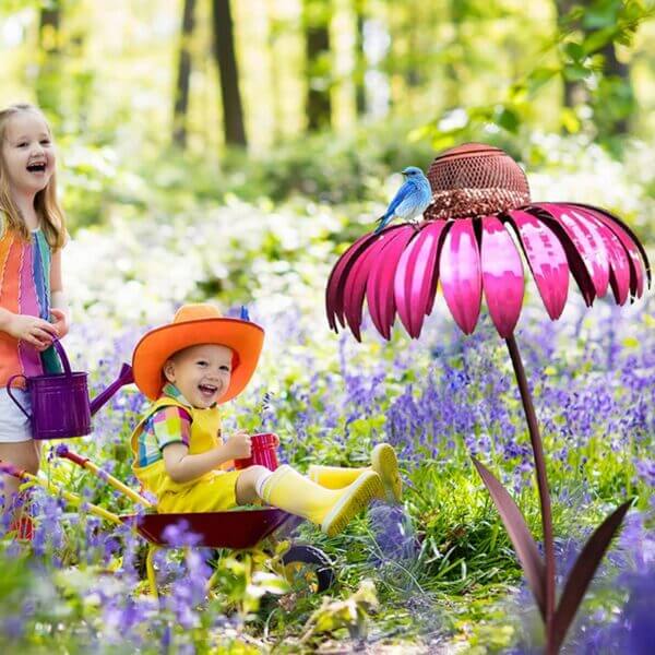 Fuglehus i Blomsterdesign til Haven