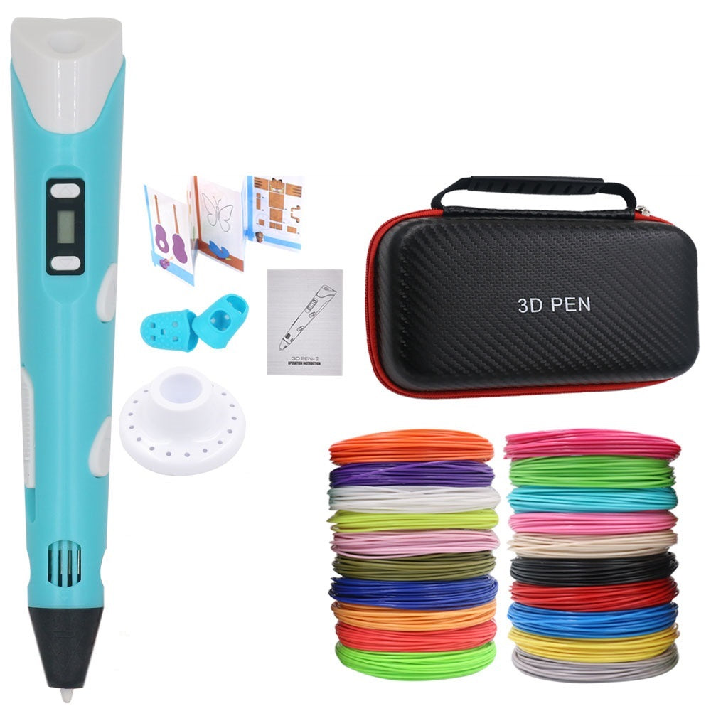 3D-Printpen DIY-tegnerpen med 200M PLA-filament, gave til børn