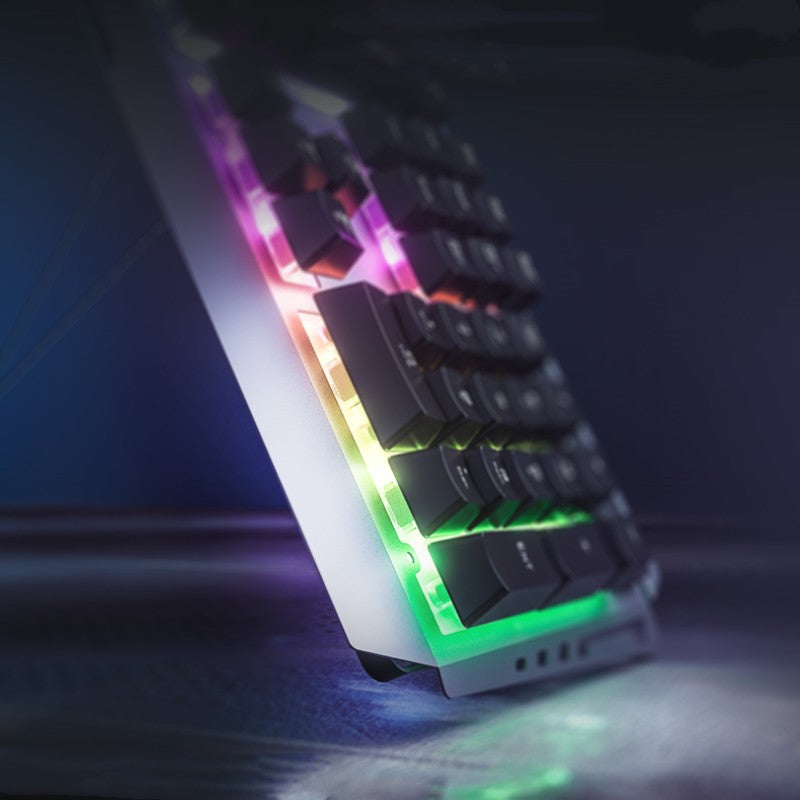 Gaming Tastatur og Mus Sæt med Regnbue Lys