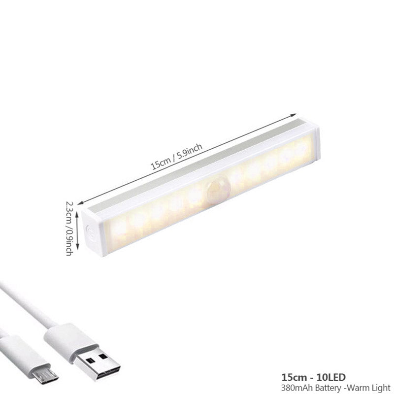 Genopladelig Bevægelsessensor Lampe