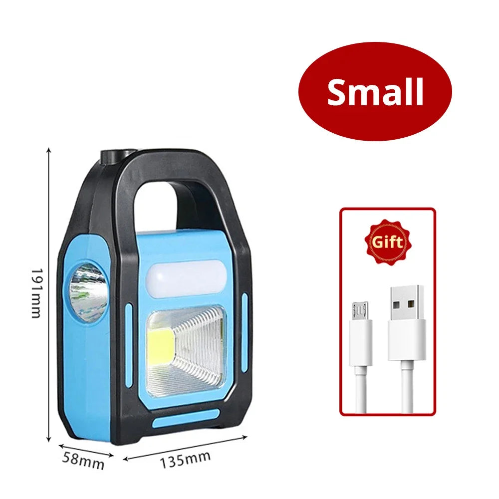 Genopladelig Campinglanterne med Powerbank