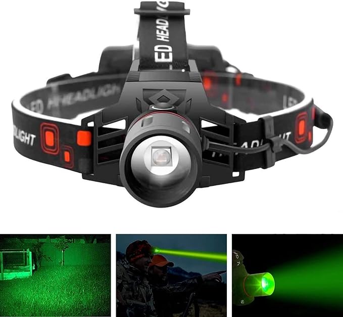 Genopladelig LED-forlygte med Justerbar Lysstyrke