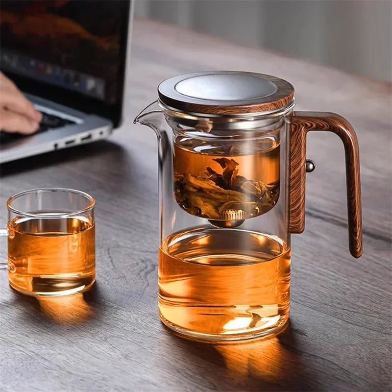 Glas Teapot med Infuser til Løs Te